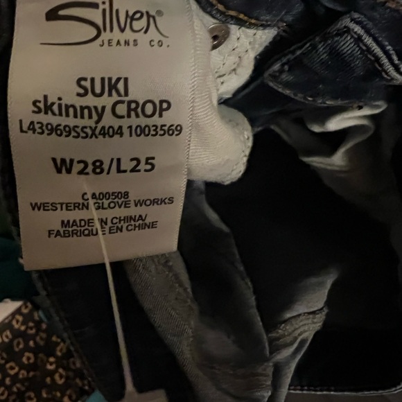 Silver Jeans Women's Dark Blue Skinny Jeans - Picture 4 of 4